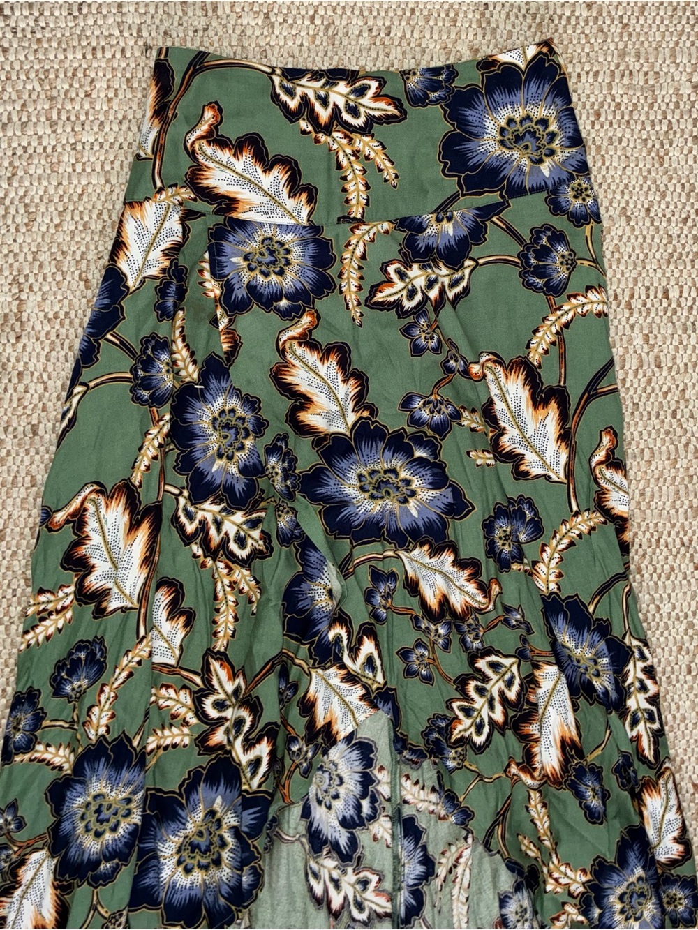 🌿 NWOT O’Neill Floral Maxi Skirt Small Boho Flowy Summer Vacation Lightweight - Picture 5 of 12
